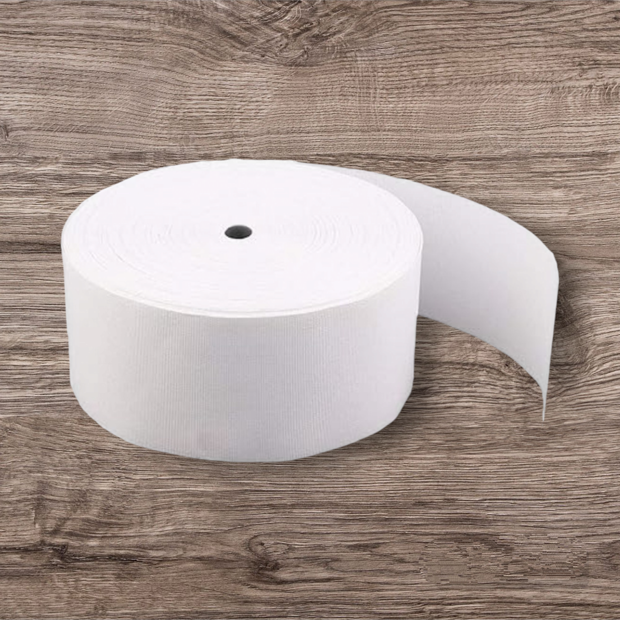 Heavy Plain Curtain Eyelet Tape White Fabric Heavy Curtain Tape 4 inch Solid Without Hole  